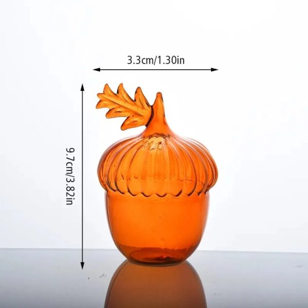 Fruit Series Pomegranate Glass Modeling Creative Vase