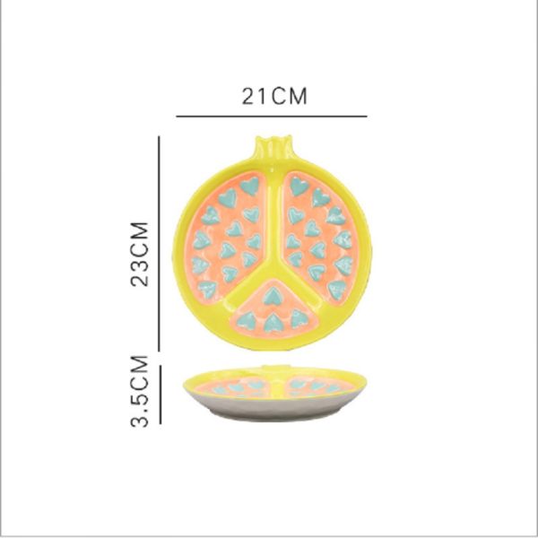 Creative Fruit Ceramic Plate