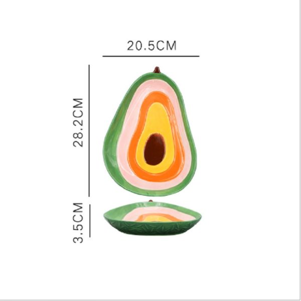 Creative Fruit Ceramic Plate