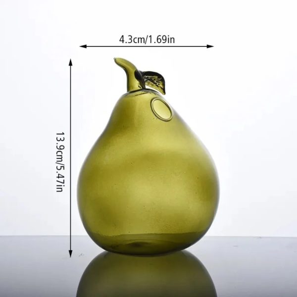 Fruit Series Pomegranate Glass Modeling Creative Vase