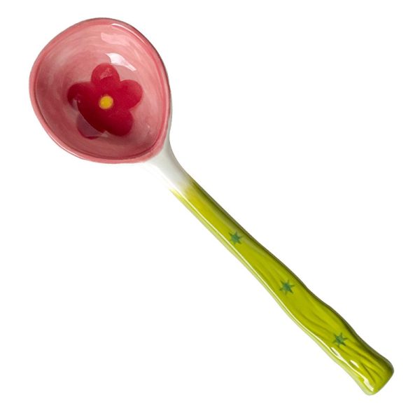 Home Tableware Dessert Hand Drawn Spoon