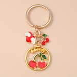 Fruit-shaped Heart Keychain Bag Charm