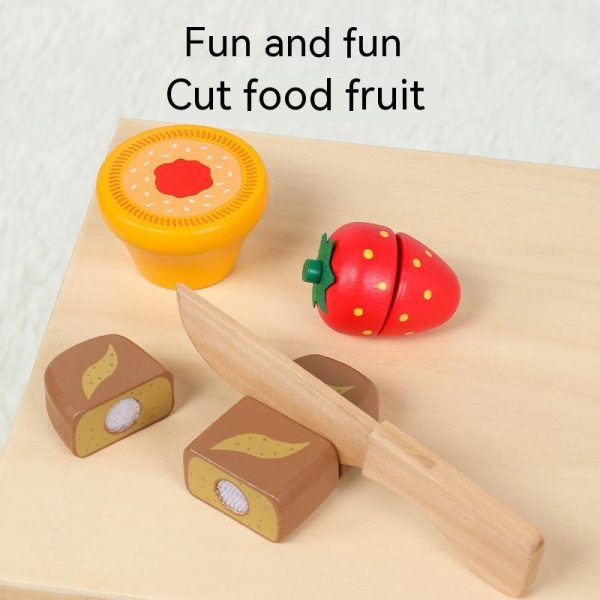 Wooden Emulational Fruit Vegetables Cutting Toy