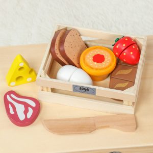 Wooden Emulational Fruit Vegetables Cutting Toy