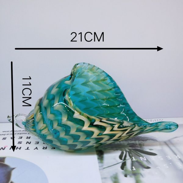 Decorative Glass Seashell Ornament