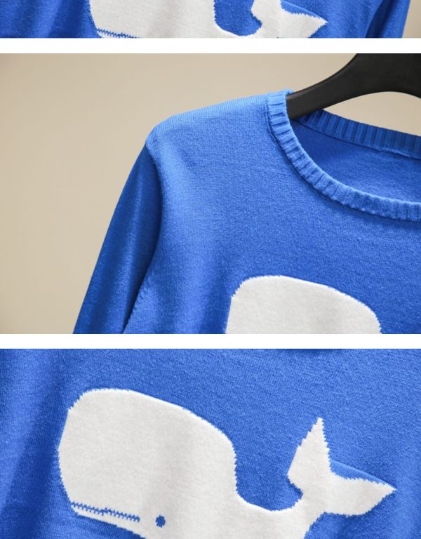 Hong Kong style little whale sweater