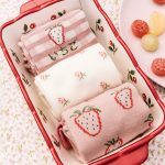 Personalized strawberry cotton socks