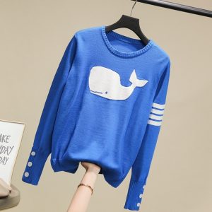 Hong Kong style little whale sweater
