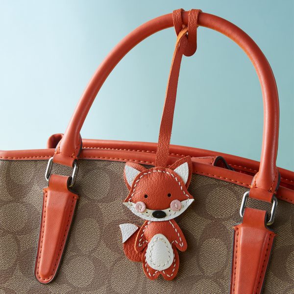 DIY Leather Fox Keychain Kit