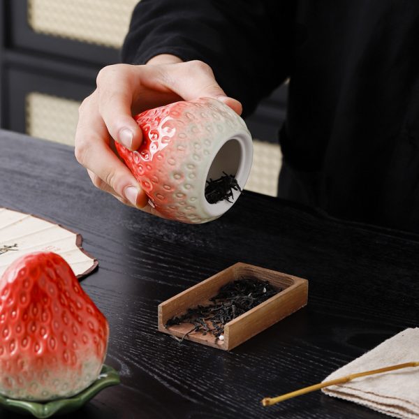 Strawberry Ceramic Teapot