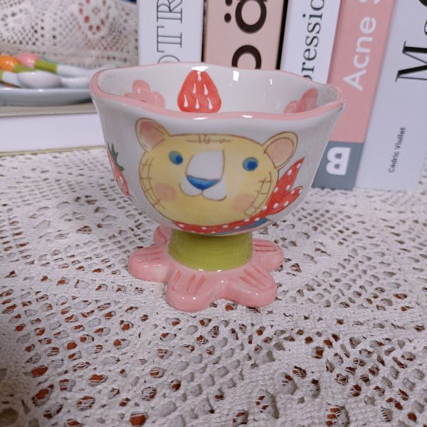 Flower Ceramic Goblet