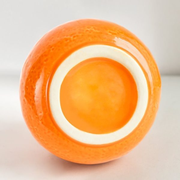 Orange Ceramic Mini Vase