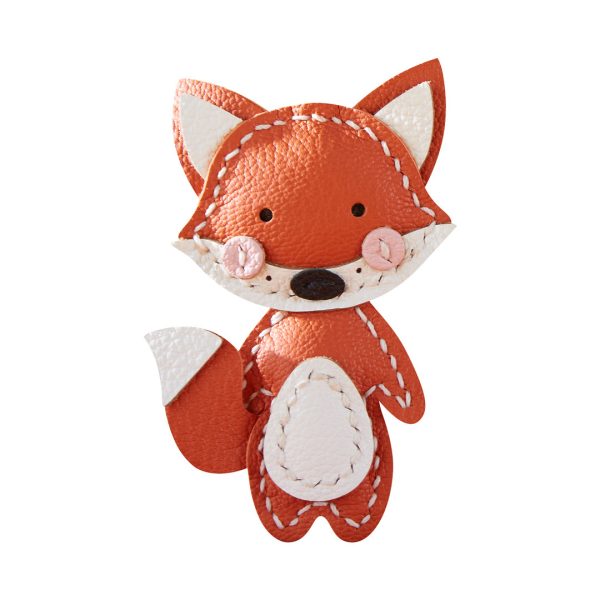 DIY Leather Fox Keychain Kit