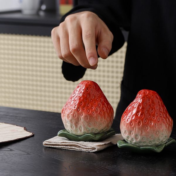 Strawberry Ceramic Teapot