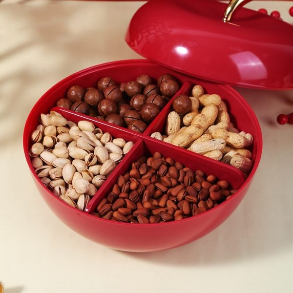 Apple-Shaped Candy & Snack Bowl