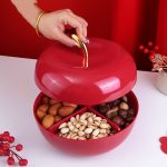 Apple-Shaped Candy & Snack Bowl
