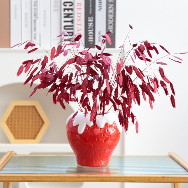 Strawberry Ceramic Vase