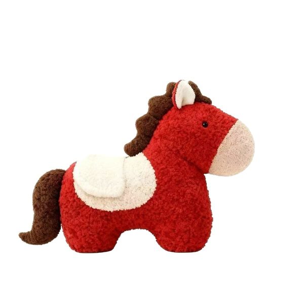 Plush Pony Decorative Cushion & Toy