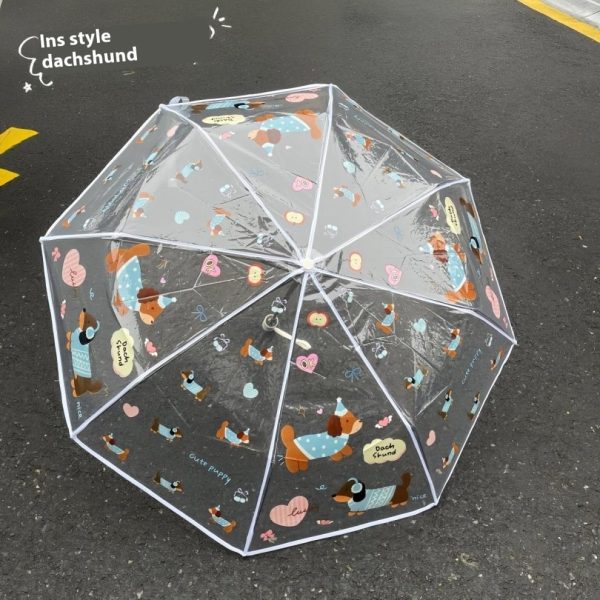 Cartoon Transparent Umbrella