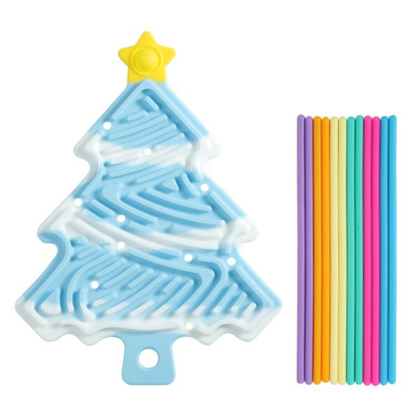 Christmas Tree Decompression Plate Space Sensory Children's Educational Toys