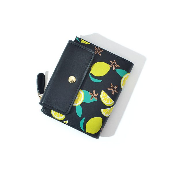 Citrus Tri-Fold Wallet Coin Purse