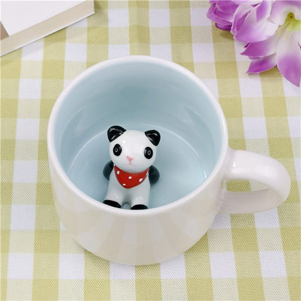 Animal cup in ceramic 3D cup