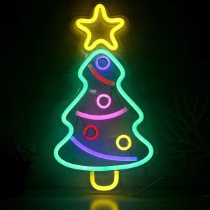 Christmas Tree LED Neon Wall Light