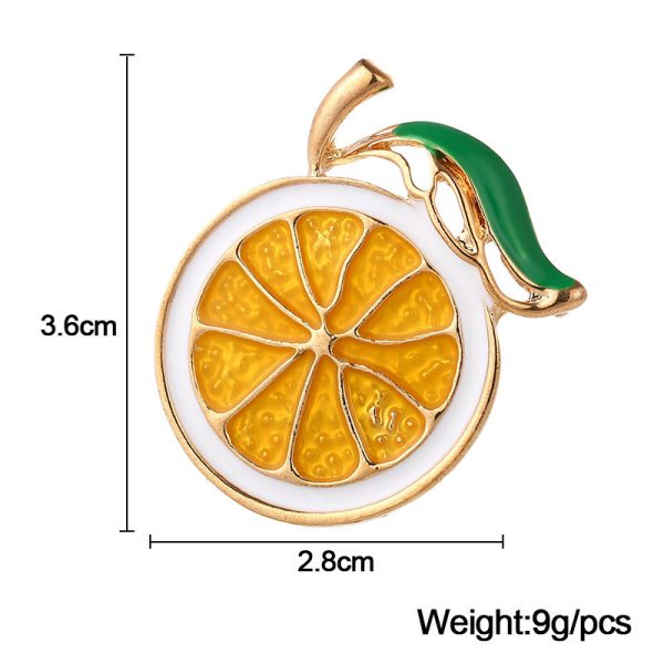 Lemon Fruit Brooch
