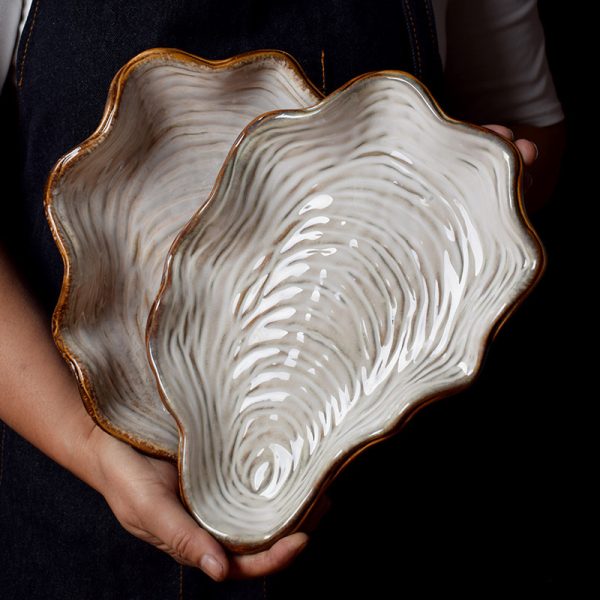 Sea Shell Shaped Serving Plate