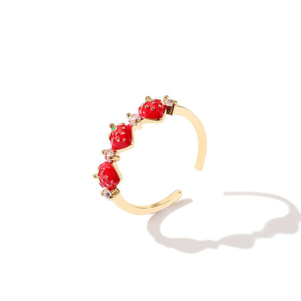Strawberry Forefinger Ring