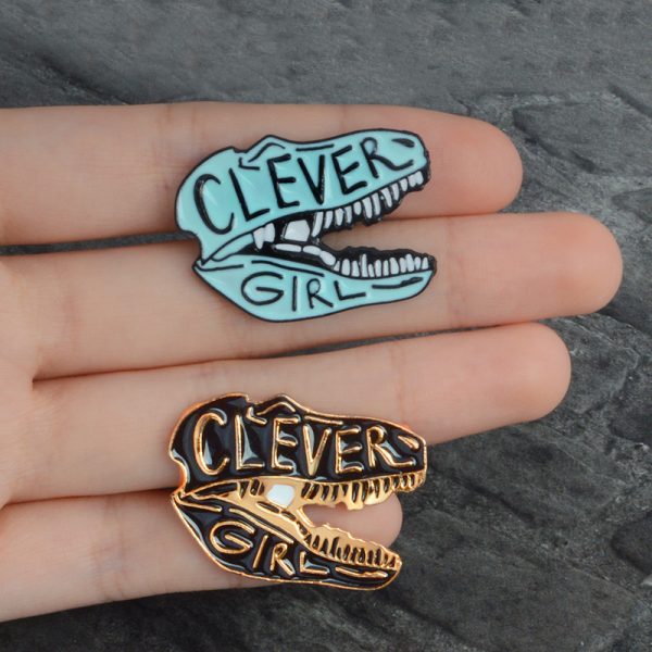 Dinosaur Alloy Brooch