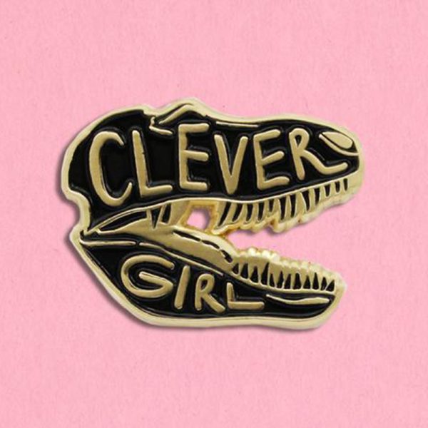 Dinosaur Alloy Brooch