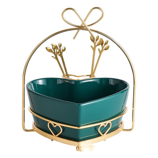 Heart-Shaped Fruit Bowl Set