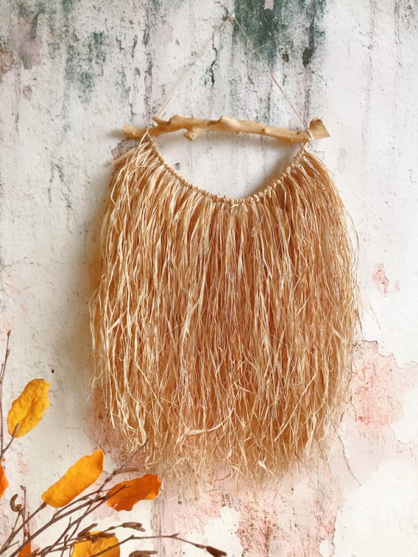 Boho Raffia Woven Wall Hanging