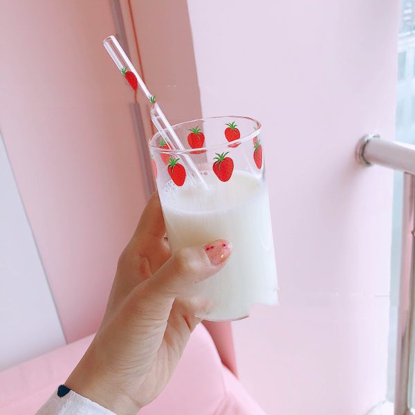 Korean Ins Transparent Drink Cup Milk Juice Cold