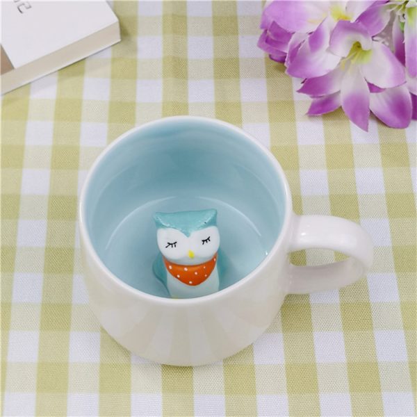 Animal cup in ceramic 3D cup