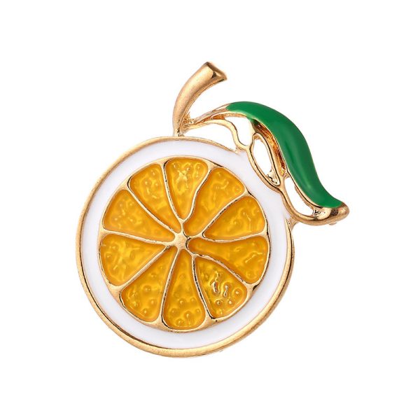 Lemon Fruit Brooch