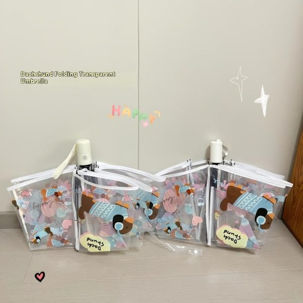 Cartoon Transparent Umbrella