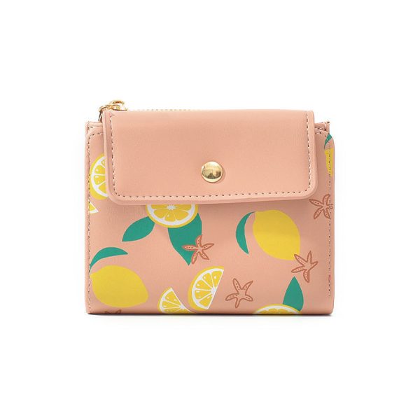 Citrus Tri-Fold Wallet Coin Purse