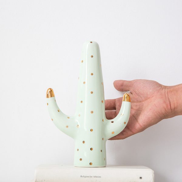 Mint Ceramic Ring Holder