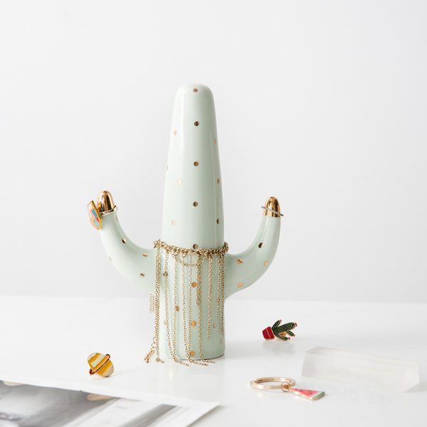 Mint Ceramic Ring Holder