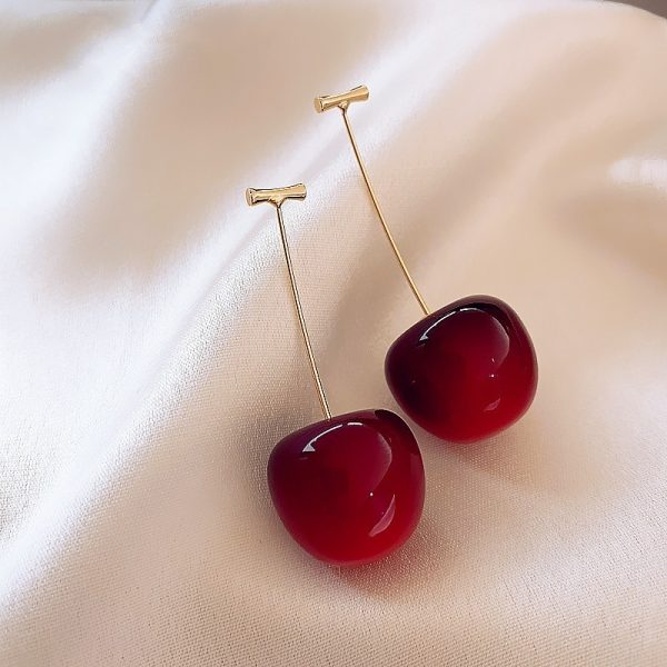 Cherry Drop Earrings