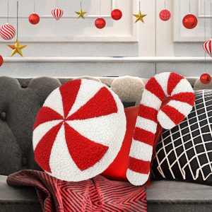 Plush Pillow Cushion Creative Christmas Decoration Decorative Candy Pillow