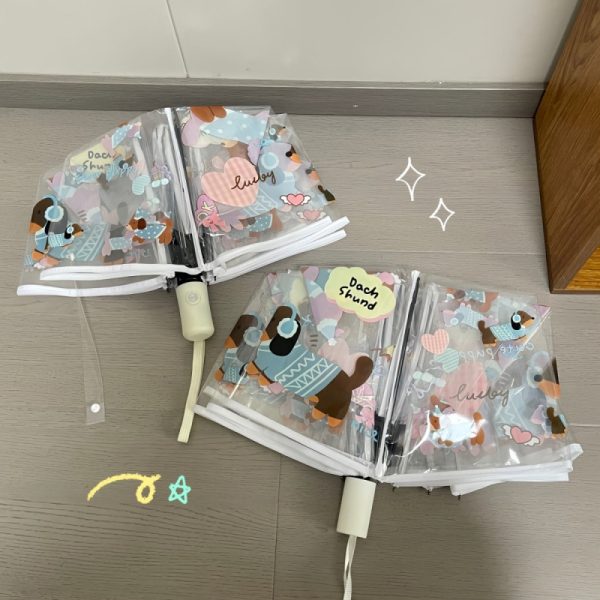 Cartoon Transparent Umbrella