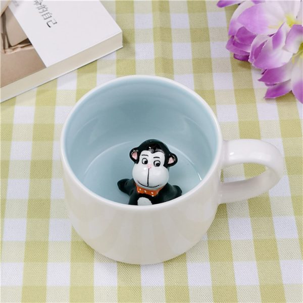 Animal cup in ceramic 3D cup