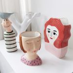 Hand-painted Ceramic Pen Holder Storage Office