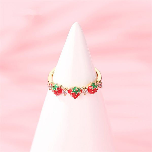 Strawberry Forefinger Ring