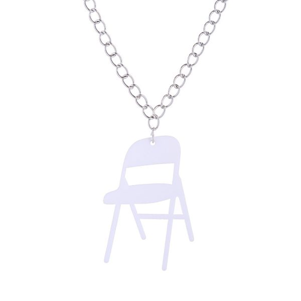 Colourful Acrylic Chair Earrings & Necklace