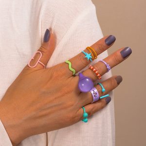 Boho Colourful Candy Ring