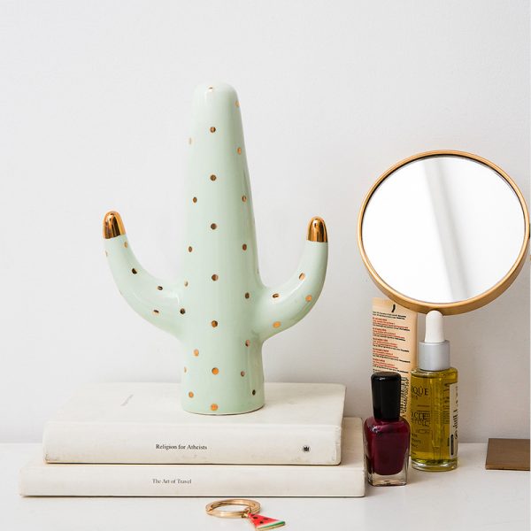 Mint Ceramic Ring Holder
